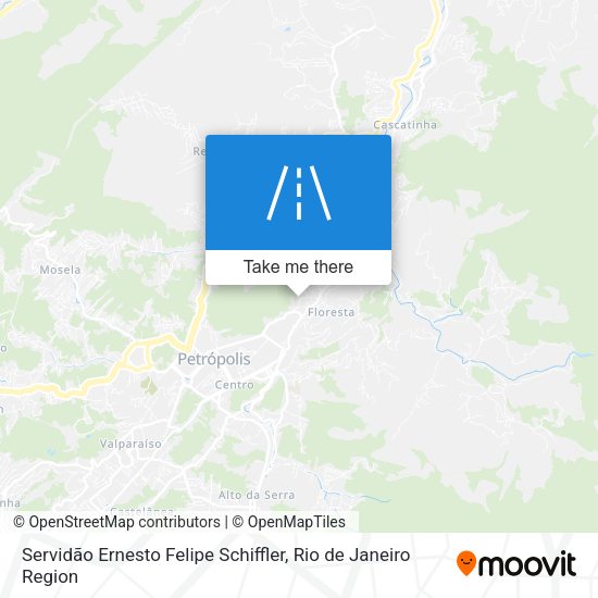 Servidão Ernesto Felipe Schiffler map