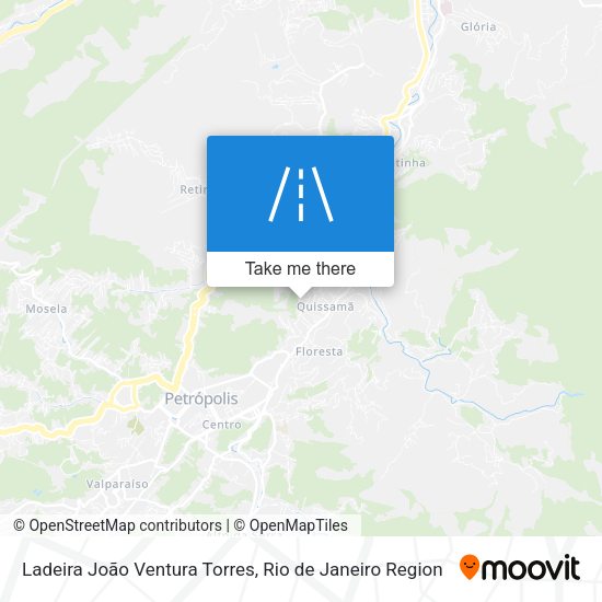 Ladeira João Ventura Torres map