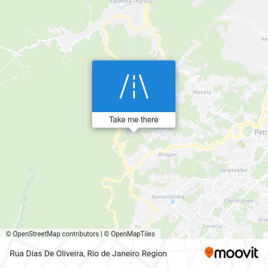 Rua Dias De Oliveira map