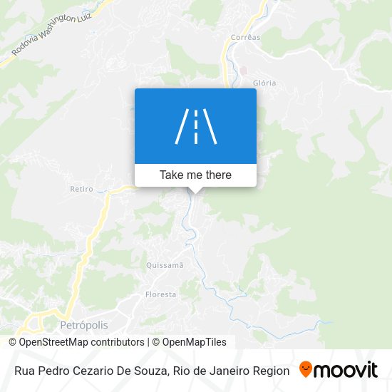 Rua Pedro Cezario De Souza map
