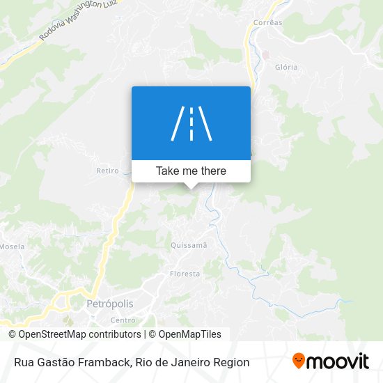 Rua Gastão Framback map