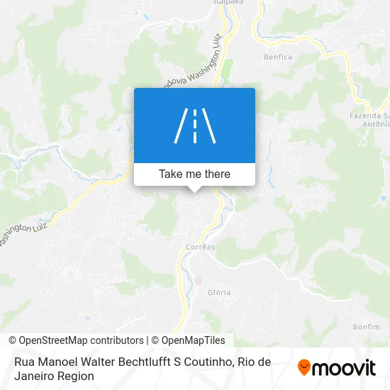 Rua Manoel Walter Bechtlufft S Coutinho map