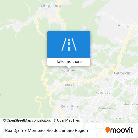 Rua Djalma Monteiro map