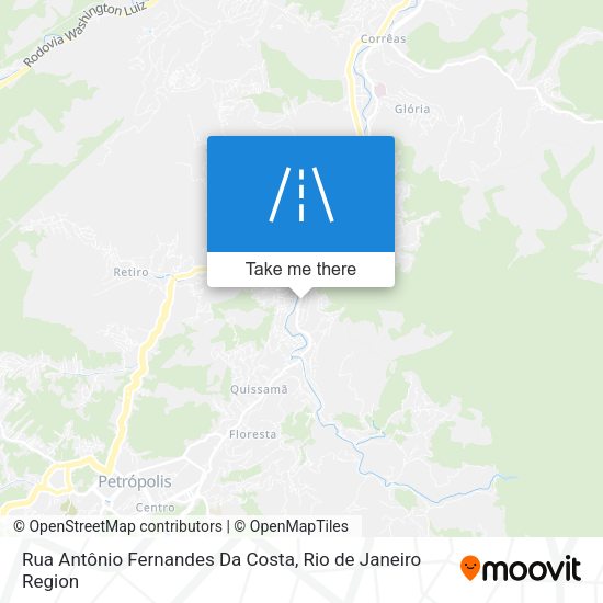 Rua Antônio Fernandes Da Costa map