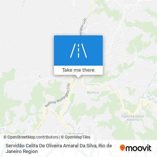 Servidão Celita De Oliveira Amaral Da Silva map