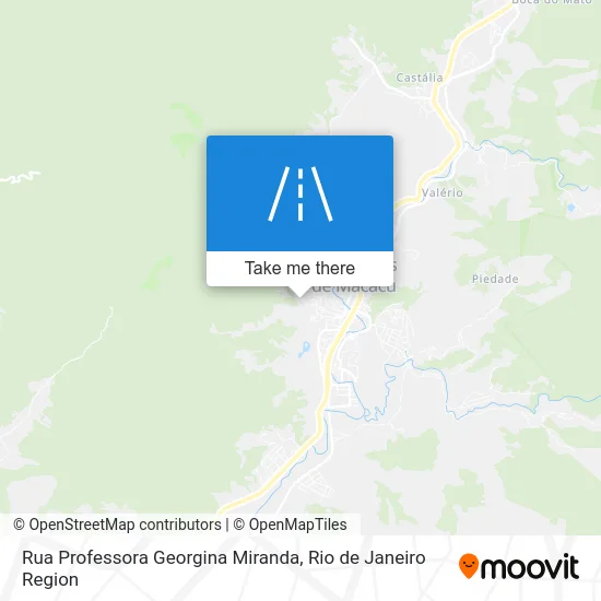 Rua Professora Georgina Miranda map