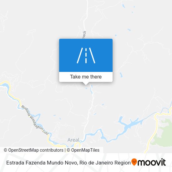 Estrada Fazenda Mundo Novo map