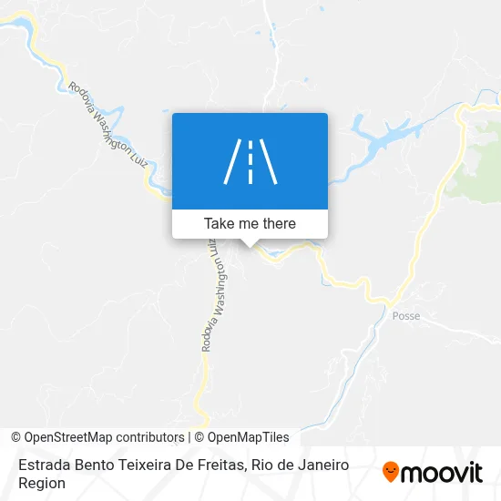 Estrada Bento Teixeira De Freitas map