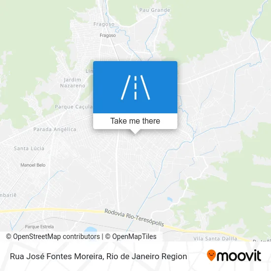 Rua José Fontes Moreira map