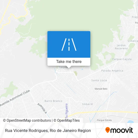 Rua Vicente Rodrigues map