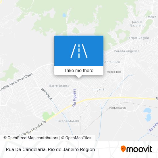 Rua Da Candelaria map