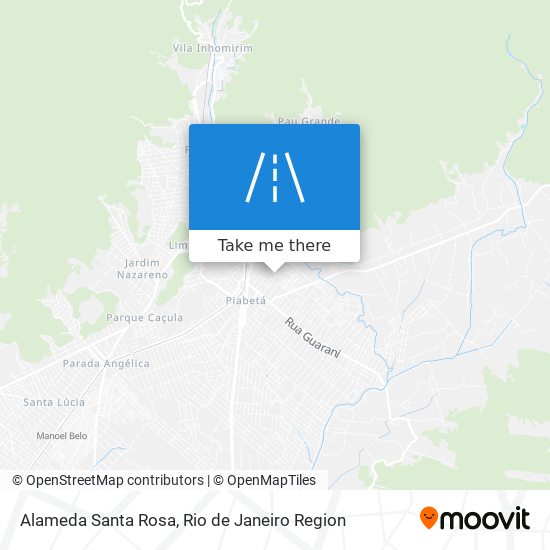 Mapa Alameda Santa Rosa