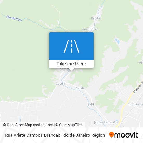 Rua Arlete Campos Brandao map