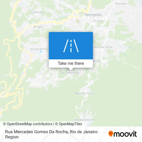 Rua Mercedes Gomes Da Rocha map