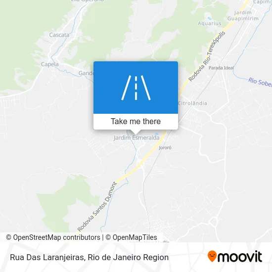 Rua Das Laranjeiras map