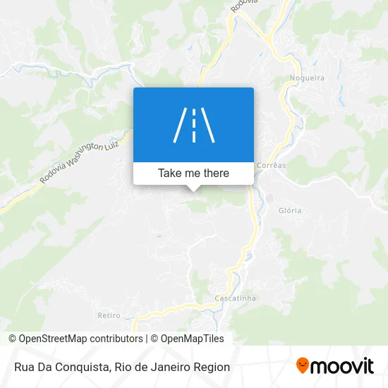 Rua Da Conquista map