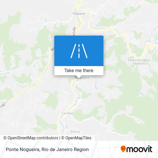 Ponte Nogueira map