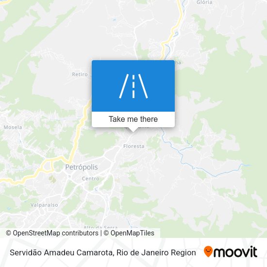 Servidão Amadeu Camarota map