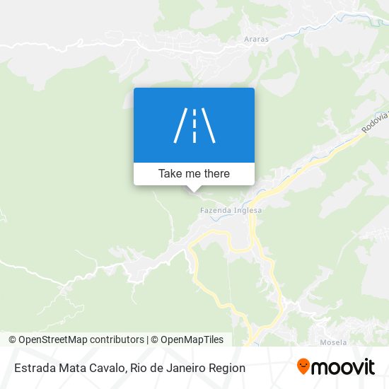 Estrada Mata Cavalo map