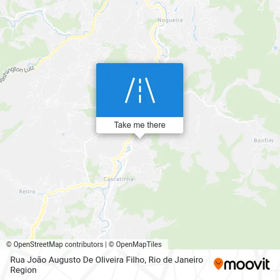 Rua João Augusto De Oliveira Filho map