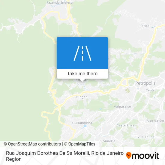 Rua Joaquim Dorothea De Sa Morelli map