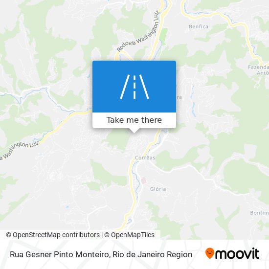 Rua Gesner Pinto Monteiro map