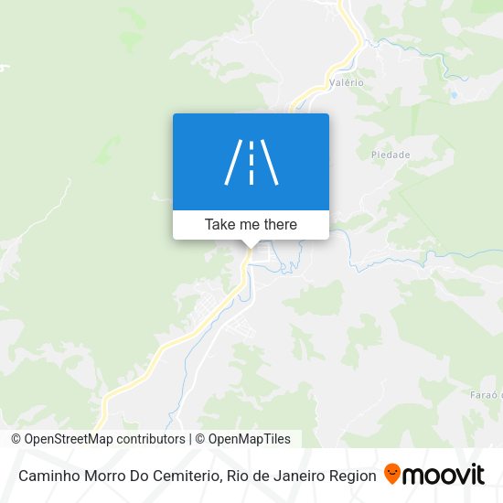 Caminho Morro Do Cemiterio map