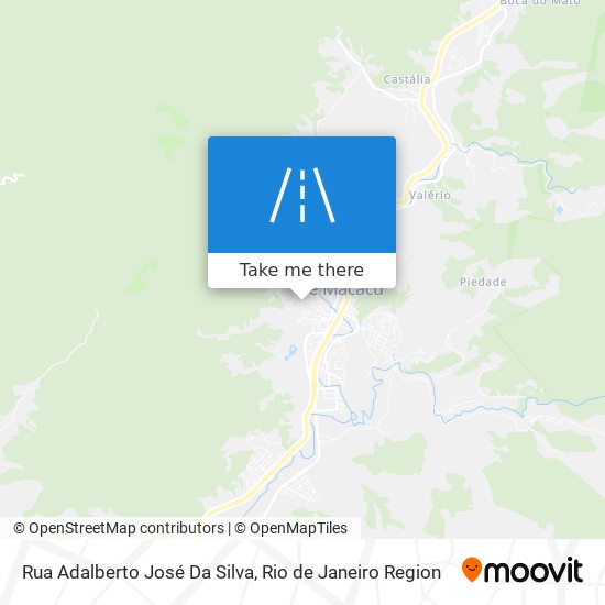 Mapa Rua Adalberto José Da Silva