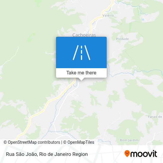 Rua São João map