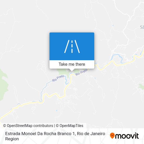 Estrada Monoel Da Rocha Branco 1 map
