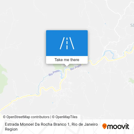 Estrada Monoel Da Rocha Branco 1 map