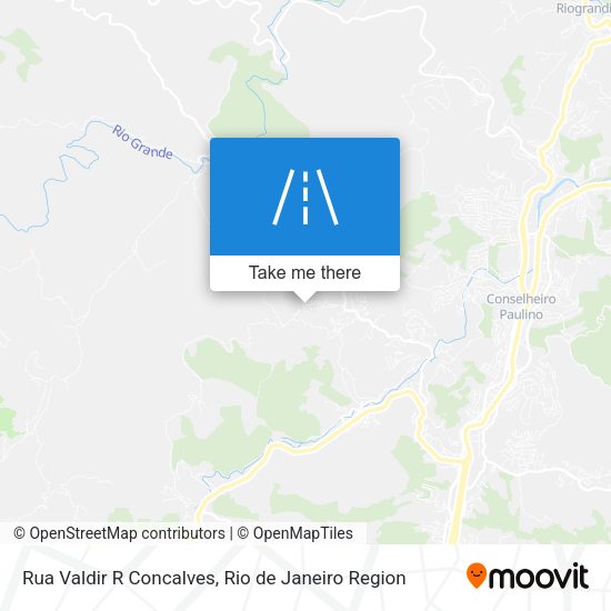 Rua Valdir R Concalves map