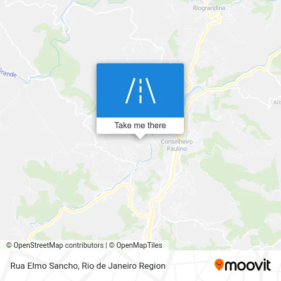 Rua Elmo Sancho map