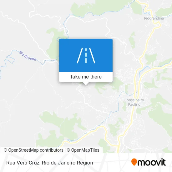 Rua Vera Cruz map