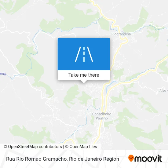 Rua Rio Romao Gramacho map