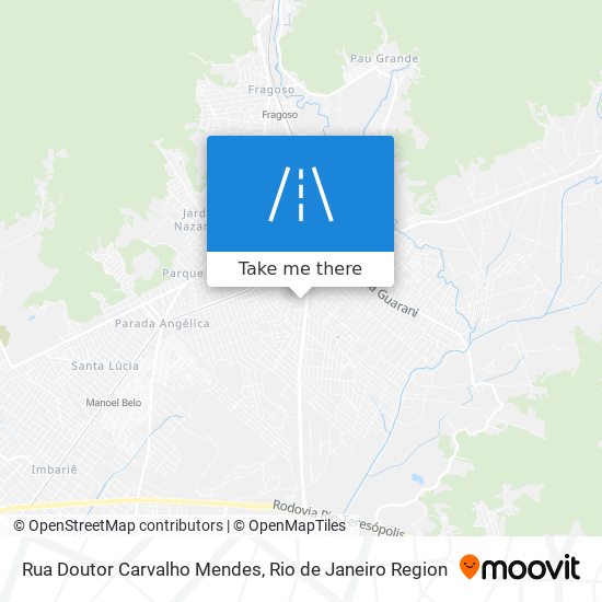 Rua Doutor Carvalho Mendes map