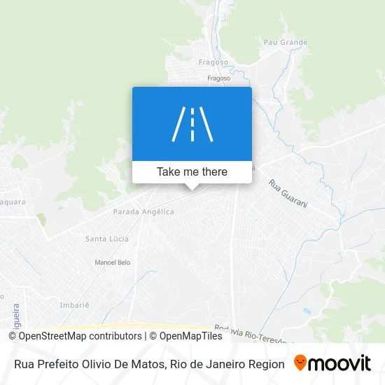Rua Prefeito Olivio De Matos map