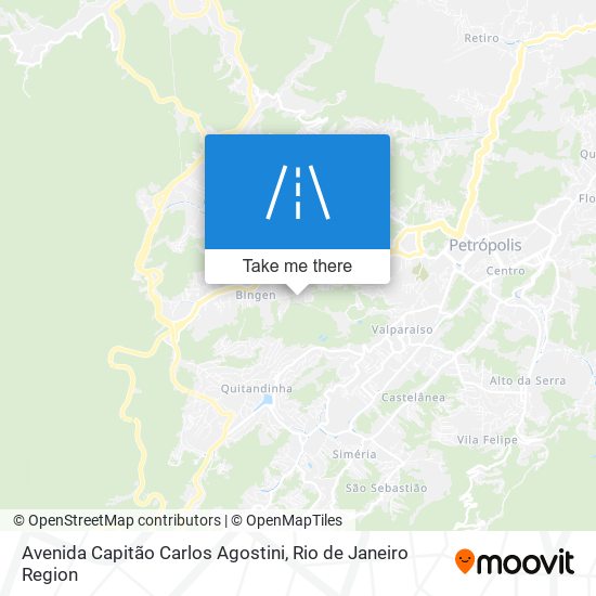 Mapa Avenida Capitão Carlos Agostini