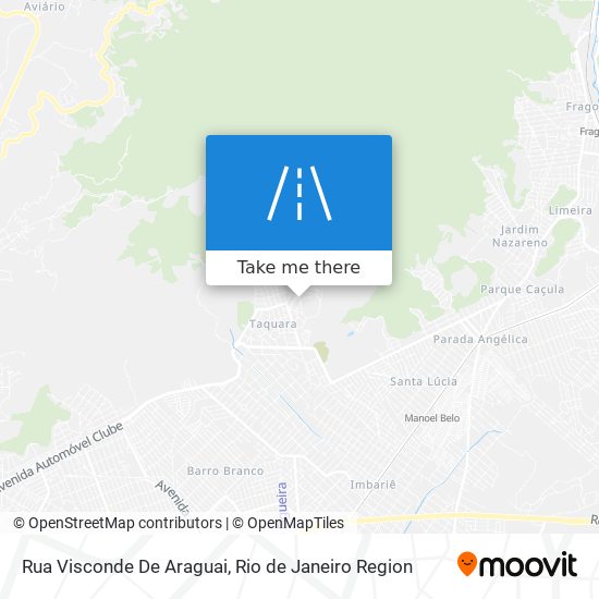 Rua Visconde De Araguai map