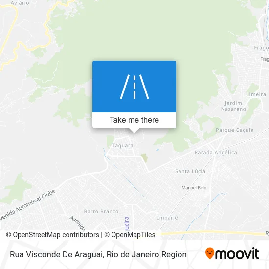 Rua Visconde De Araguai map