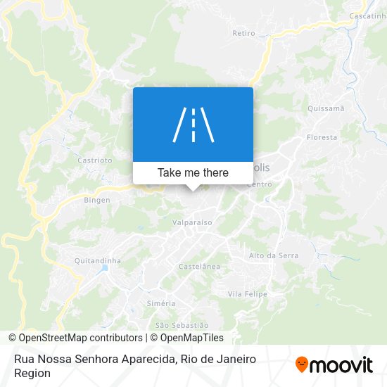 Rua Nossa Senhora Aparecida map