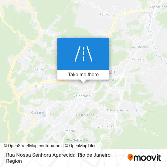 Rua Nossa Senhora Aparecida map
