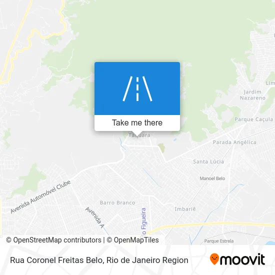 Rua Coronel Freitas Belo map