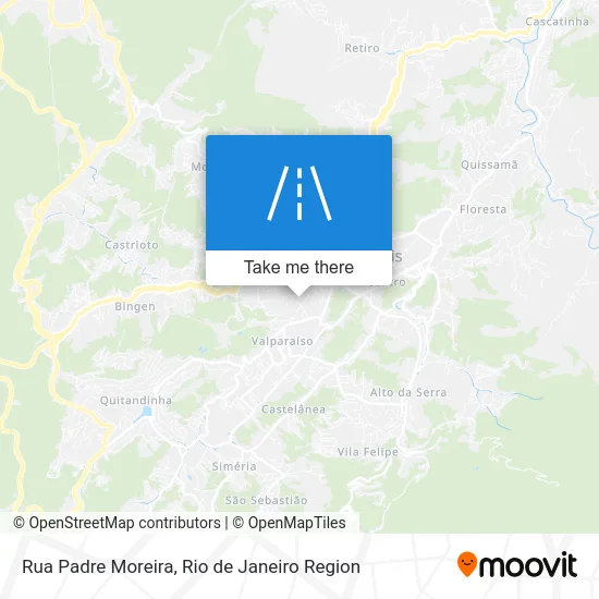 Rua Padre Moreira map