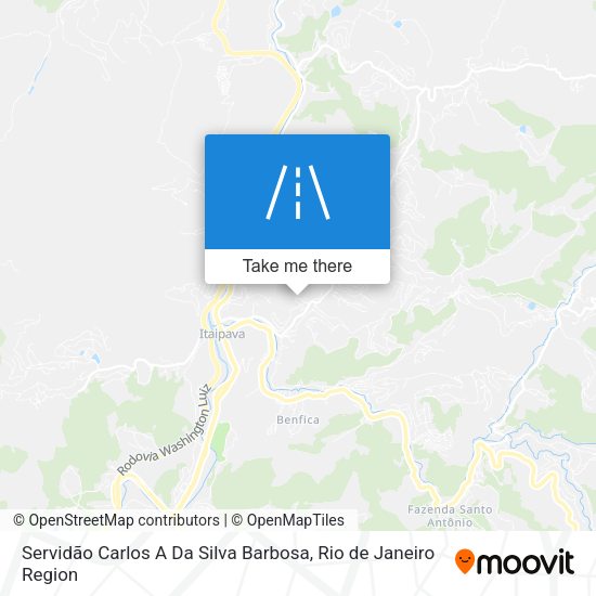 Servidão Carlos A Da Silva Barbosa map