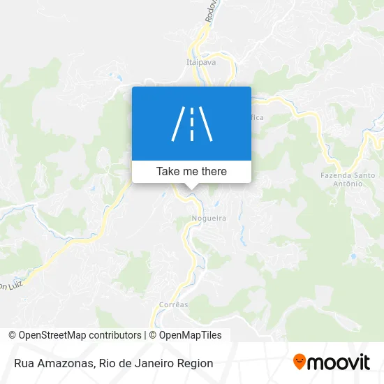 Rua Amazonas map