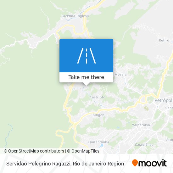 Servidao Pelegrino Ragazzi map