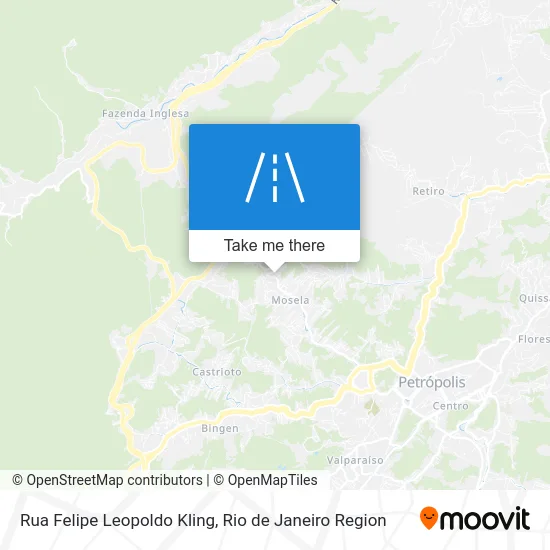 Rua Felipe Leopoldo Kling map