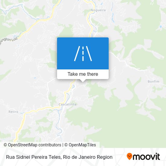 Rua Sidnei Pereira Teles map