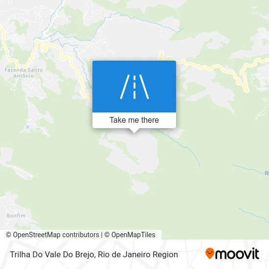Trilha Do Vale Do Brejo map